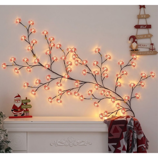 Guirlande LED Fleur de Cerisier – 96 LED USB, 8 Modes, Décoration Chambre